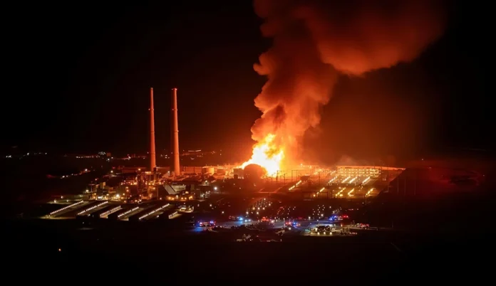 Lithium-Ion Batteries Ignite Huge Fire at California Power Plant