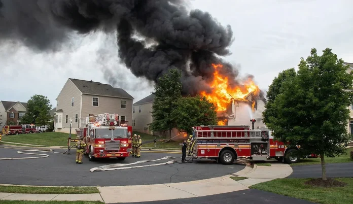 Loudoun County Fire $1.25M House Blaze from Battery Failure