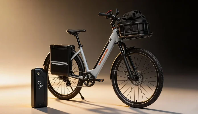 Rad Power e-bikes hazardous label from lithium battery use