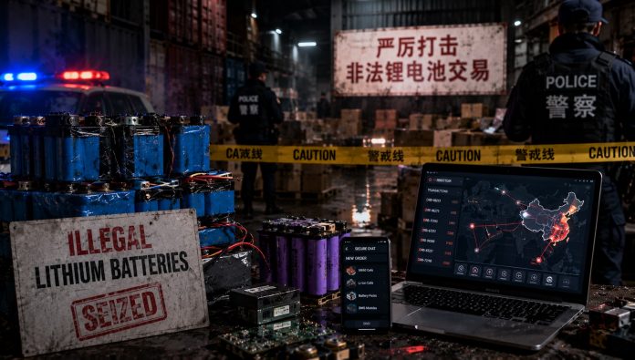 China’s Underground Lithium Battery Network Exposed: Illegal Recycled Cells Raise Global Safety Concerns